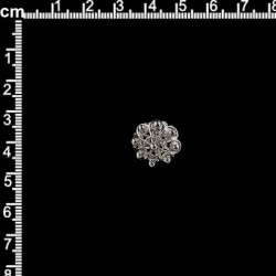 BOTON MANZANETA 18 MM PLATEADO