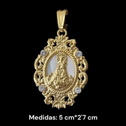 MEDALLON 2119 DESAMPARADOS NÁCAR 15*20