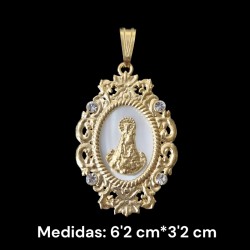 MEDALLON 2126 DESAMPARADOS NÁCAR 25*18